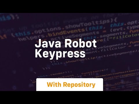Java Robot Keypress