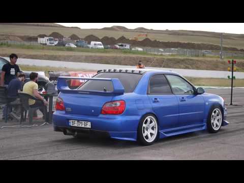 BMW X5M 680HP vs JDM ver.7 (BUGEYE) SUBARU IMPREZA STI 400HP (run 1)