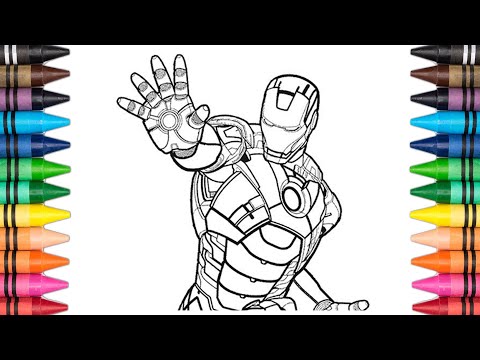 IRON-MAN Coloring Page #198 - Jim Yosef - Eclipse [NCS Release]