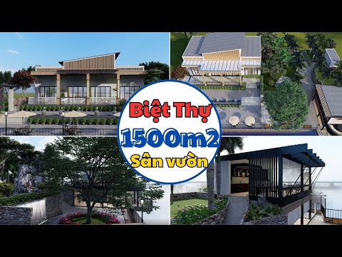 Quá Sốc! Biệt Thự có view sông,sân vườn 1500m2 siêu đẹp tại Bình Dương l Thiết Kế thi công AQ