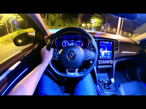 New RENAULT MEGANE 2021 (Facelift) - NIGHT POV test drive & full REVIEW (TCe 140 EDC)