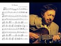 Barney Kessel - St  Thomas Transcription