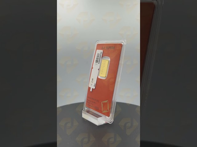 سبيكة ذهب فالكامبي عيار 24 بوزن 2.5 غرام