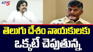 Janasena Pawan kalyan Suggestions to Telugu Desam Party | Chandrababu naidu