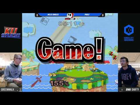 Sweet Spot 4 SSBM - Greenwalk (Fox) Vs. Shifty (Marth) - Pools