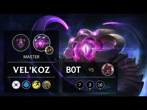 Vel'Koz Bot vs Xayah - KR Master Patch 9.19