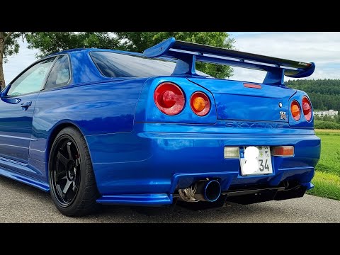 HKS SuperTurbo Muffler, BNR34, R34 GTR, RB26. Sound test ;-)