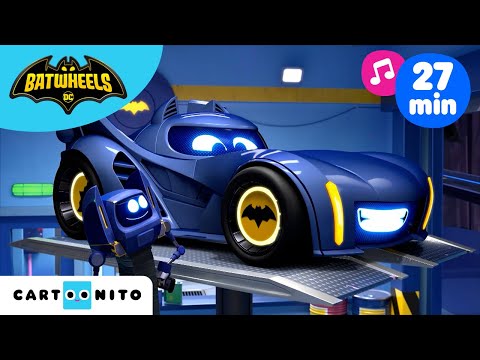 Broken Wheel | Batwheels Compilation | Cartoonito | Superhero Cartoons for Kids