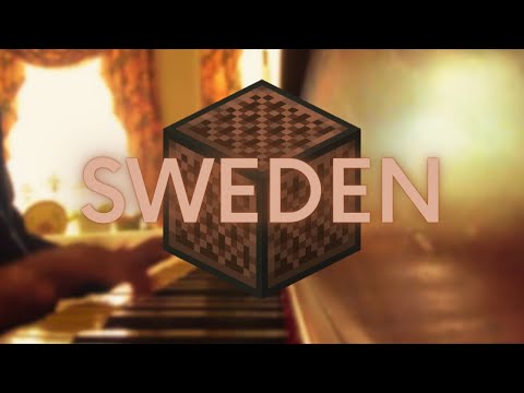 Minecraft Sweden on an 150 year old piano