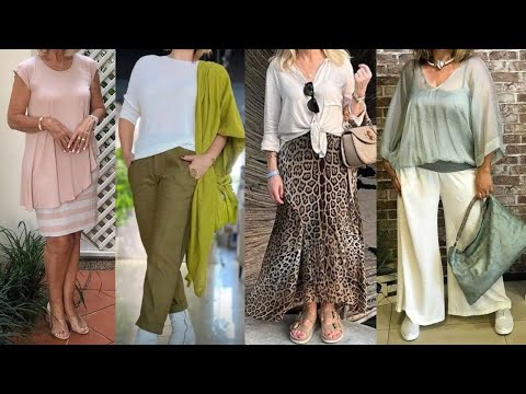 Ropa de MODA 2024 COMODA y ELEGANTE para SEÑORAS DE 50 60 70 AÑOS