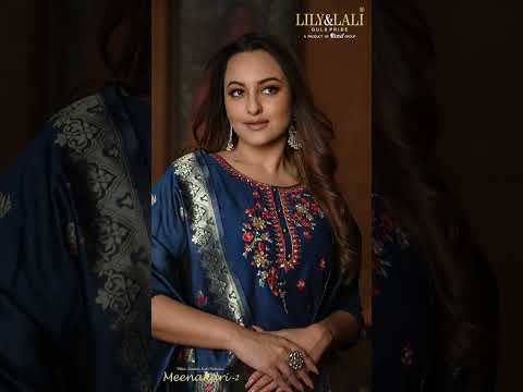 Lily &amp; Lali Meenakari-2 Bemberg Silk Wholesale Readymade Salwar Suit Catalog – product video thumbnail
