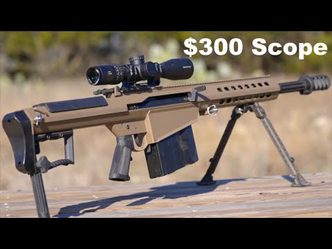 I Put a $300 Scope on a $13,000 Barrett M107 .50 Cal Rifle