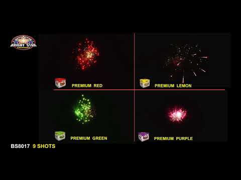 BS8017-PREMIUM RED/LEMON/GREEN/PURPLE