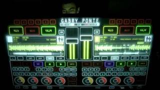 Gabry Ponte playing touch screen