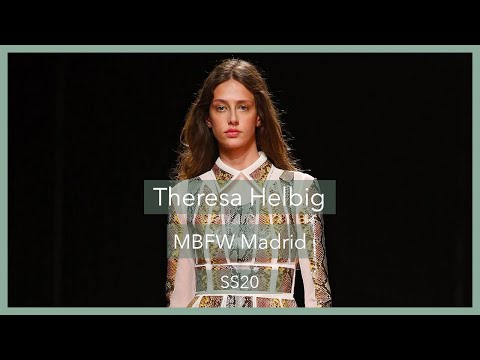 A 60 Second ⏱ Fashion Review of the Theresa Helbig SS20 MBFW Madrid show