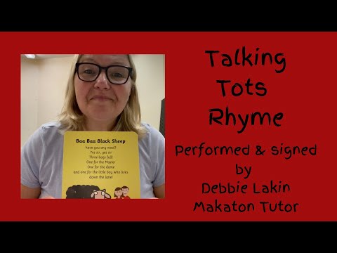 Baa Baa Black Sheep - with Makaton Signs