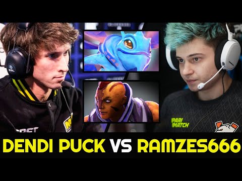 DENDI vs RAMZES666 — back to Old Signature Puck 7.27 Dota 2