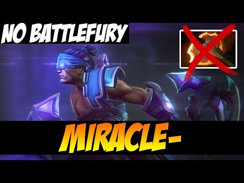 NO BATTLEFURY !! - MIRACLE- ANTIMAGE - Dota 2