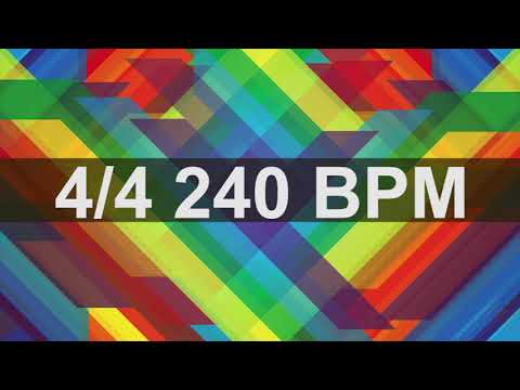 🔴 240 BPM Funk Rock Drums Metronome