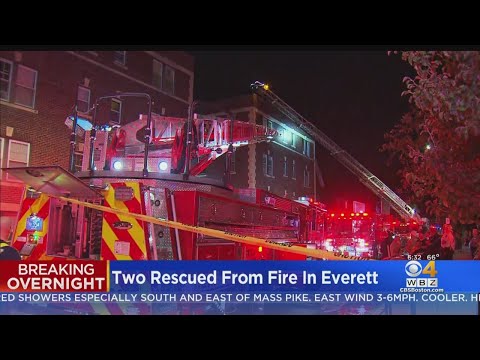 2 Rescued From Everett Apartment Building Fire