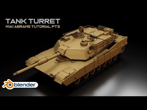 Blender Tank Modeling Tutorial | Turrets (Arijan)
