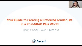 Your Guide to Creating a Preferred Lender List in a Post-Grad PLUS World