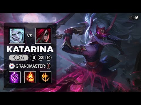 Katarina Mid vs Viego - KR Grandmaster Patch 11.16