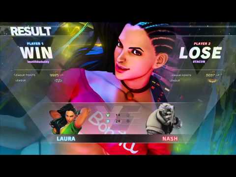 STREET FIGHTER V_Nash vs. Laura