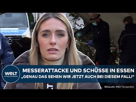 ESSEN: Messerstecherei und Schüsse! Not-Operation! Tatverdächtiger gefasst
