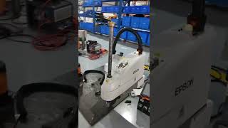 Epson Scara Robot LS20-B804S/RC90-B #industrialrobot #scararobot #robotics #engineering #robot
