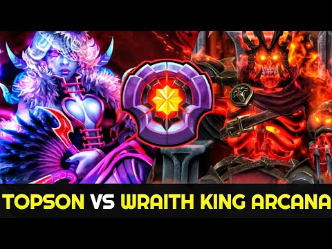 TOPSON Mid Vengeful Spirit vs Wraith King Arcana & Master Tier Winter Wyvern 7.26 Dota 2