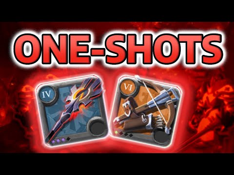 5 SOLO ONESHOT BUILDS in albion online