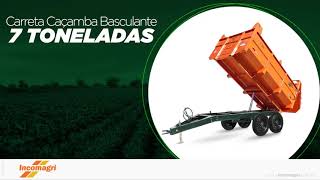 Carreta Basculante CBIN 6000 7 m³ - INCOMAGRI Vídeo Carreta Basculante CBIN 6000 7 m³ - INCOMAGRI