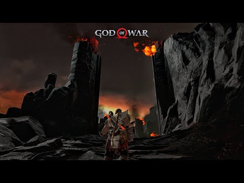 God of War- Muspelheim Realm: Surtr the fire giant & Viewing the Realm.
