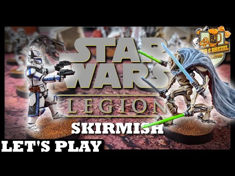 Let's Play Star Wars Legion Skirmish | Separatisten (Grievous) vs Republik (Rex) | Spielbericht
