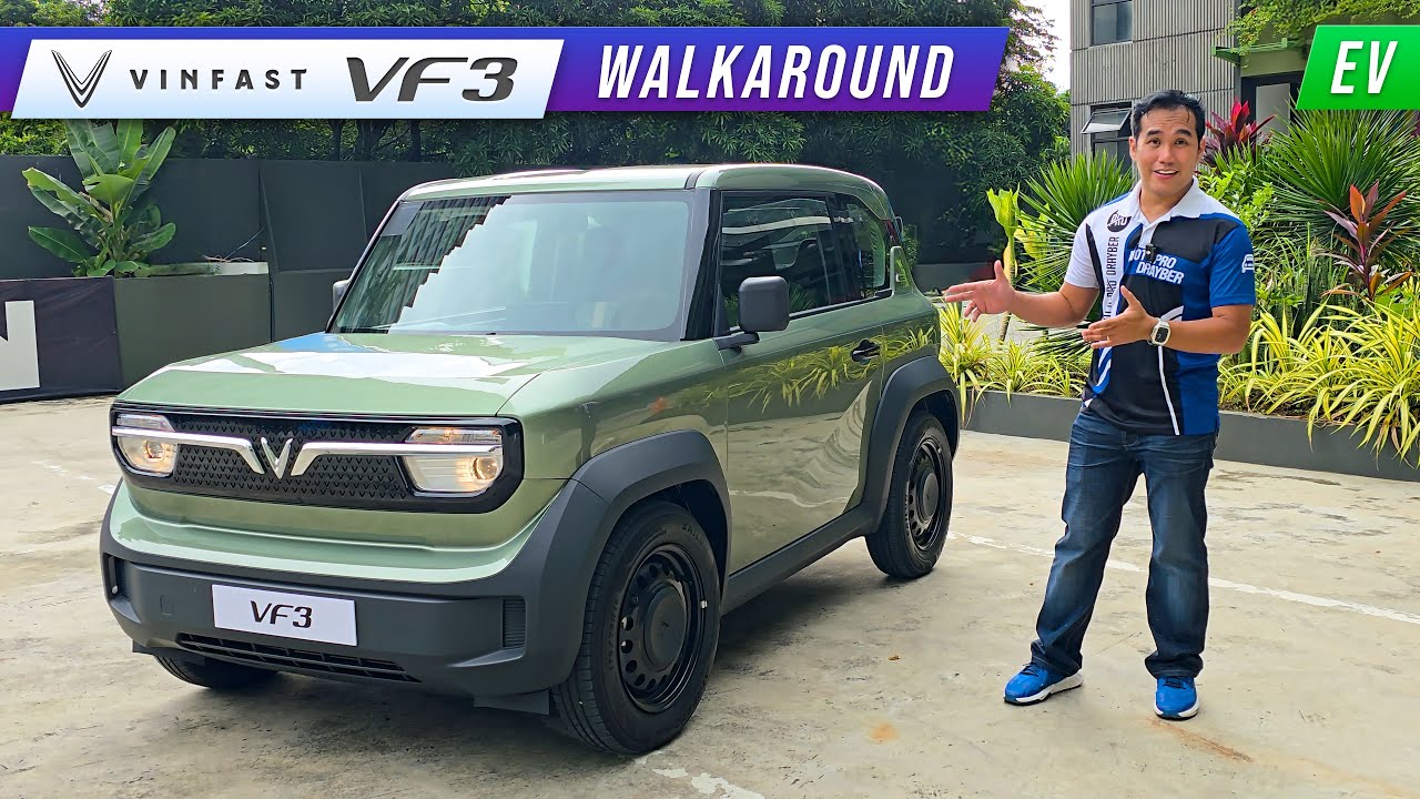 VinFast VF 3 - an EV for as low as Php 645,000! | Full Walkaround