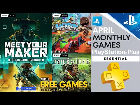 PS Plus APRIL 2023 Free PS4/PS5 Games REVEALED! (PlayStation Plus PS+ April 2023)