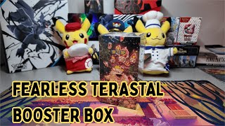 What are the ODDS??? (Pokémon Fearless Terastal Booster Box Unboxing)