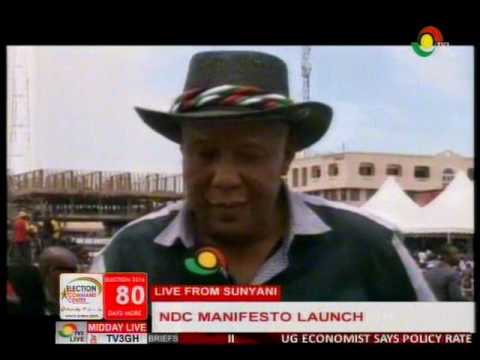 NDC manifesto launch from Sunyani - 17/9/2016