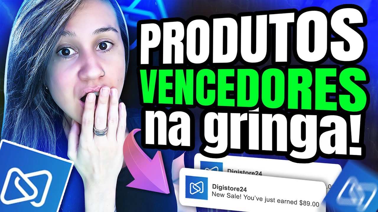 OS MELHORES PRODUTOS PARA VENDER [DIGISTORE24 COMO FUNCIONA 2024] – GANHE EM DOLAR ONLINE