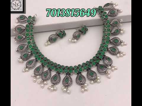 BLACK METAL JEWELLERY. @niveditha sarees #ytshorts #shorts #youtubeshorts #jewellery #viral