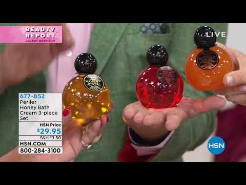 Perlier Honig-Badecreme, 3-teiliges Set