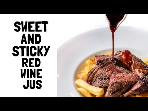 The BEST and SIMPLEST RED WINE JUS - Add this...