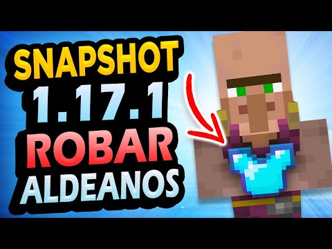 Bobicraft - ✅ Minecraft 1.17.1 PRE-RELEASE 2 and 3 👉 R0BAR VILLAGERS!