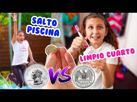 LAS MONEDAS deciden nuestro DÍA - Reto cara o sello de Mimi Land