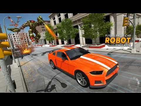 Flying Eagle Robot Car | Flying Kite Robot Transform Robot Shooting -  Android Gameplay FullHD