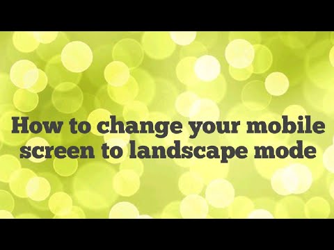 How to change your poco f1 screen to landscape mode || how to change any mobile screen to landscape