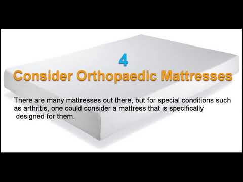 Choosing The Best Mattress For Arthritis Sufferers