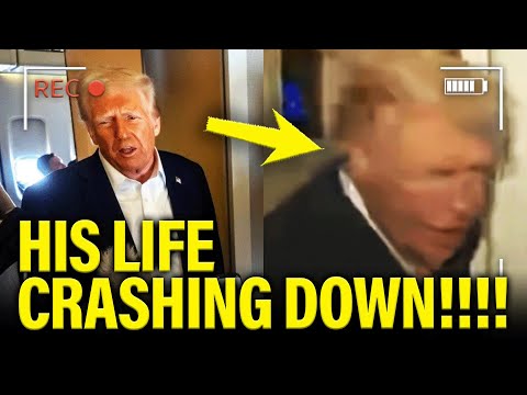 Trump LUNGES AT REPORTER on Plane as HIS LIFE UNRAVELS