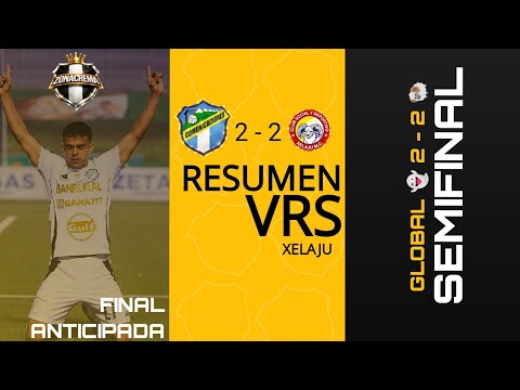 "Resumen Comunicaciones F.C. vrs xelaju. Una final adelantada... Faltan 90  minutos." Barra: Vltra Svr &bull; Club: Comunicaciones &bull; País: Guatemala